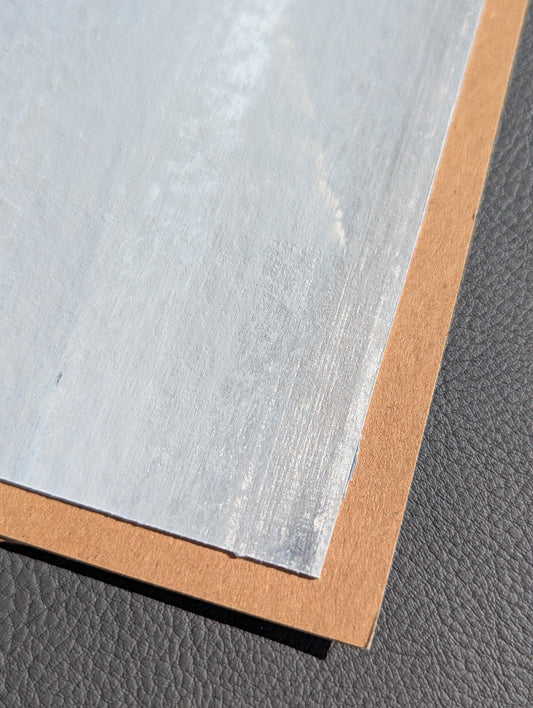 Hand Painted Birthday Card: Abstract Minimalist Design