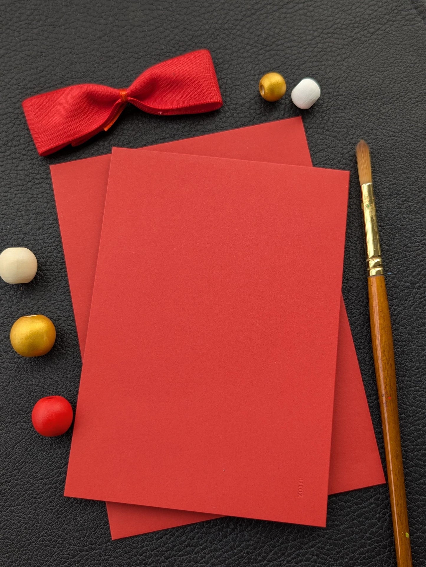 Hand Painted Balloon Birthday Card: Original Acrylic Art