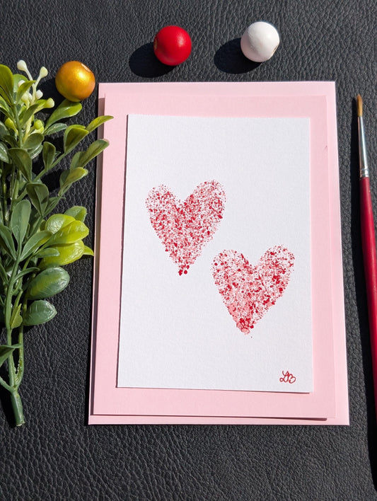 Birthday Card, Love Card, Anniversary Card, Heart Card, Romantic Card, Elegant Card