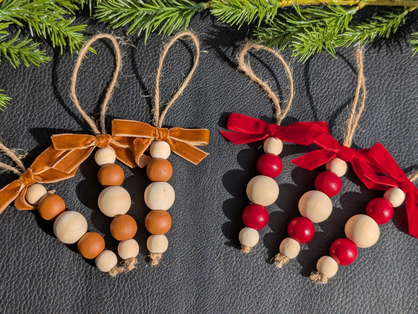 Hand Painted Christmas Ornaments: Acrylic Holiday Decor - Set of 3/6