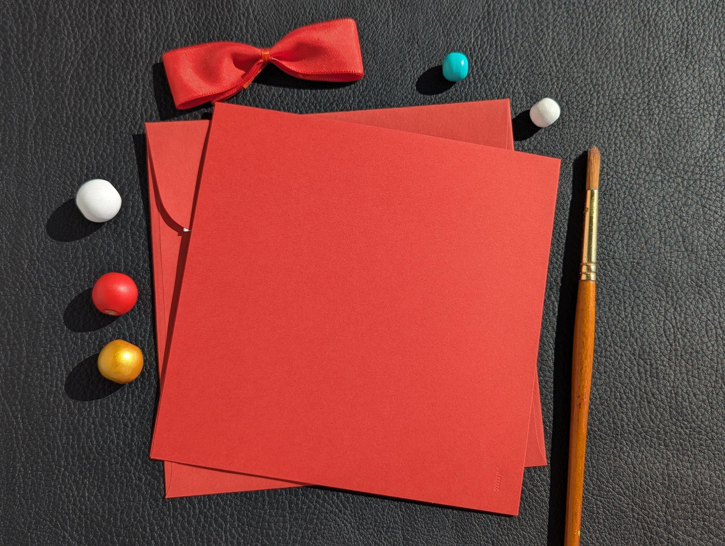 Handmade Balloon Birthday Card: Original Acrylic Painting