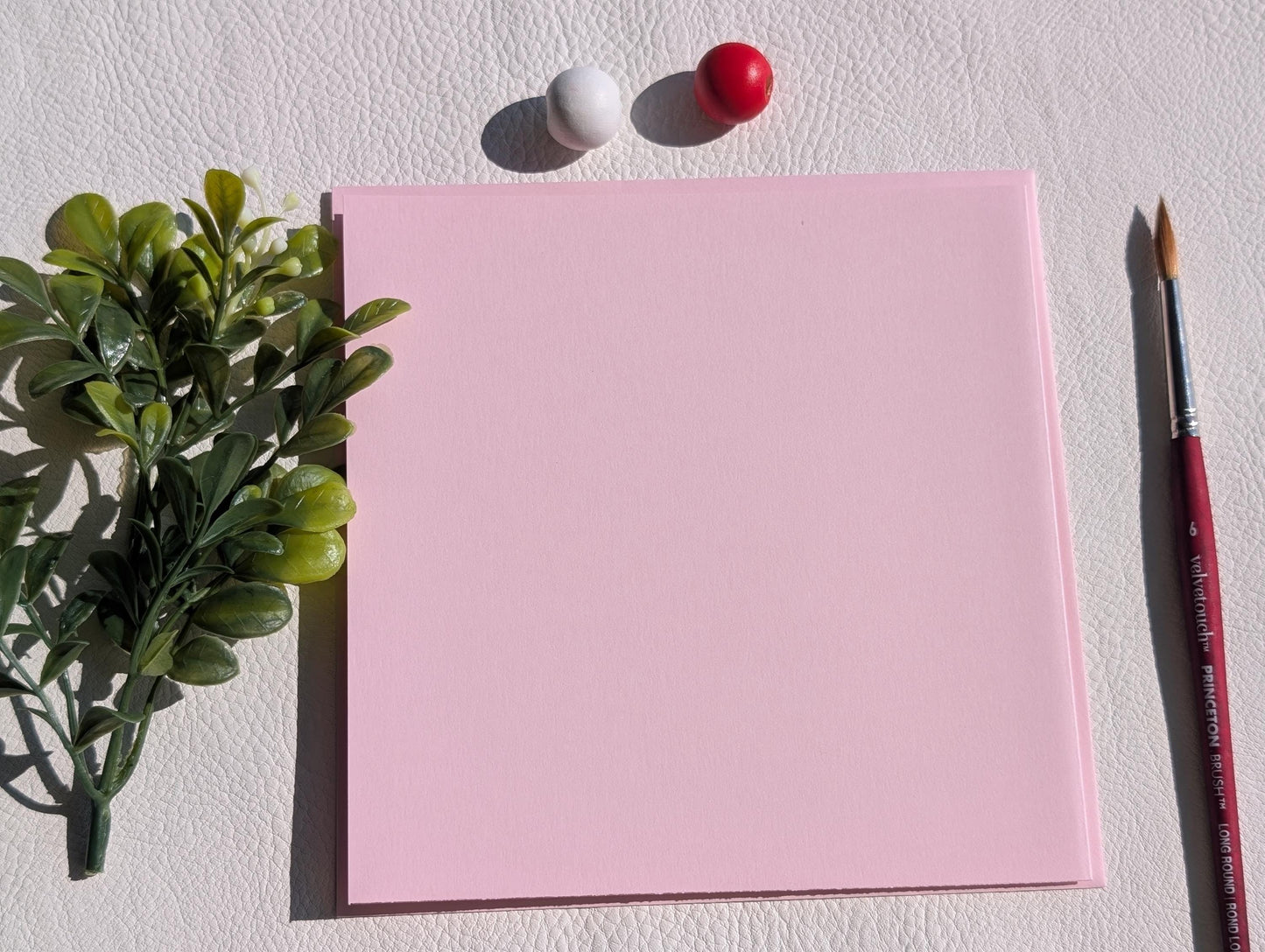 Hand Painted Birthday Card: Modern Gift Box Design, Acrylic Mini Painting