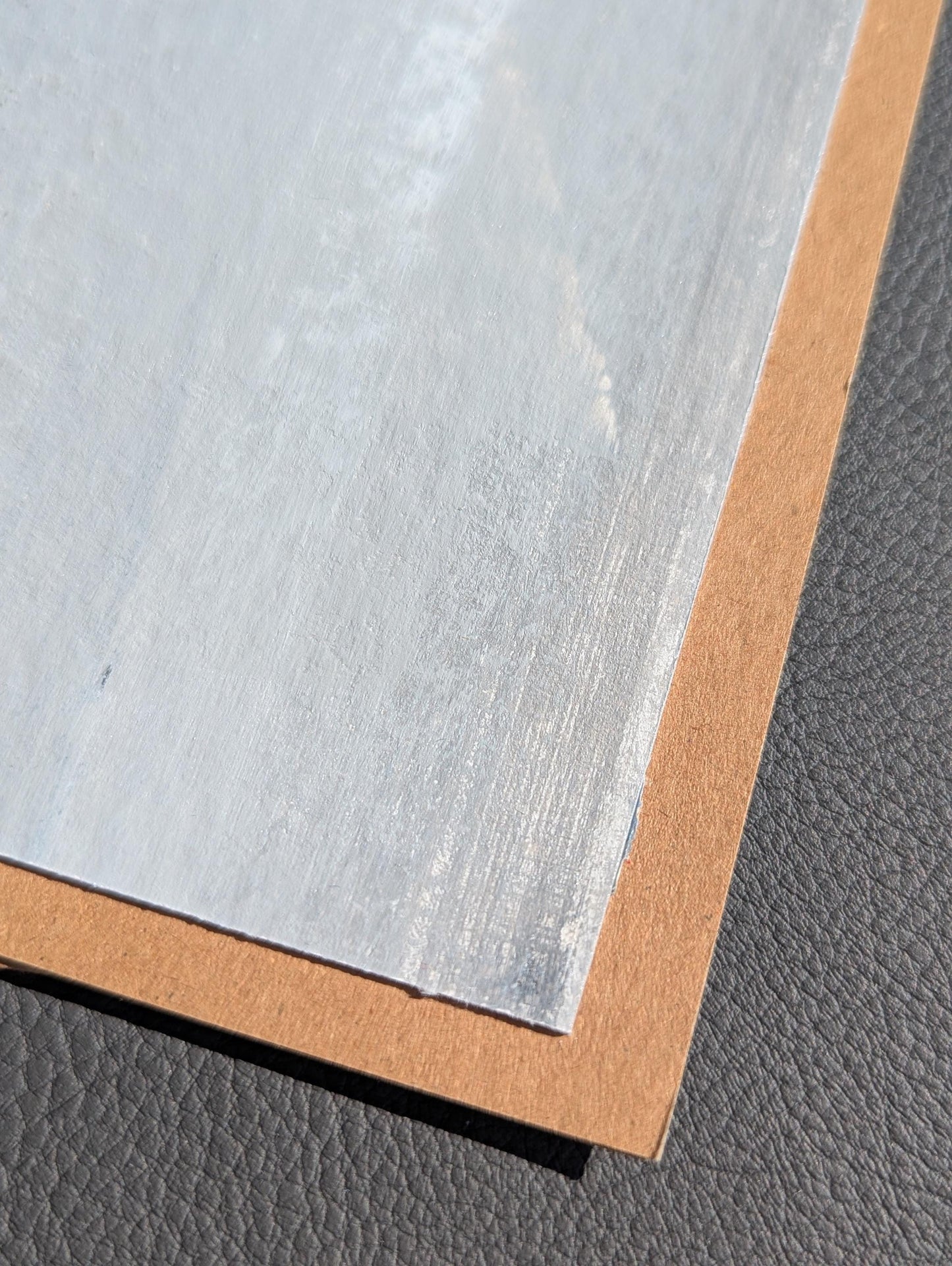 Hand Painted Birthday Card: Abstract Minimalist Design